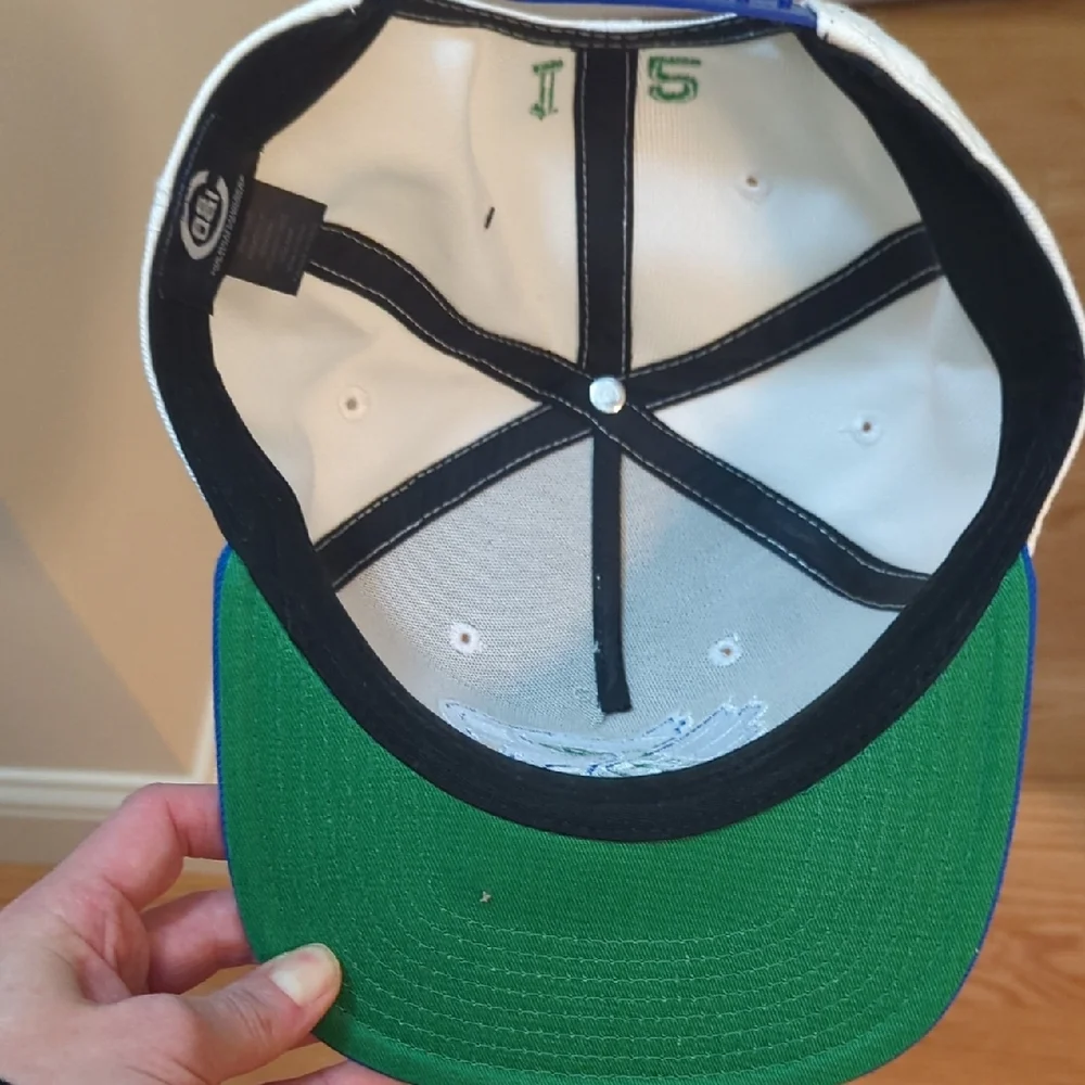 Blue and White Baseball Cap - Picture 3 of 4